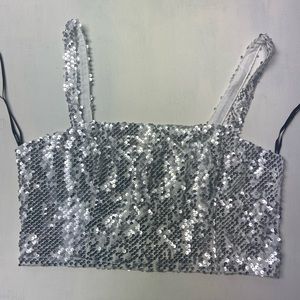 Forever 21 Sequin Crop Top